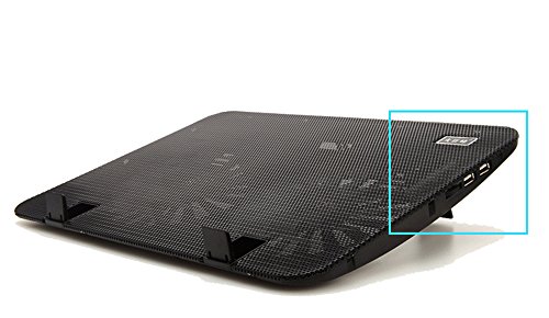 iwish 2016 neu Design USB Super Ultra Dünn 2 Lüfter Kühler Pad für 33 cm 35,6 cm Notebook Laptop Macbook PC Heizkörper - 2