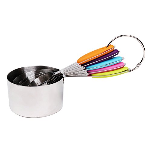 10-teiliges set Messbecher Messlöffel Edelstahl Measure Dry And Liquid Ingredients - 4