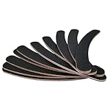 BestOfferBuy 10PCS Pro Nail Files Buffer Buffing Slim Crescent Grit Sand Manicure