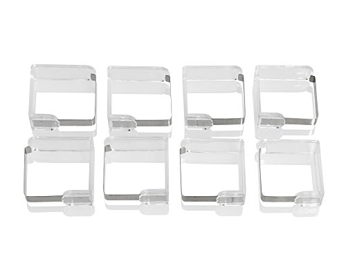 Bluespoon Tischdeckenklammer Set 8 teilig aus Kunststoff und Metall | Die Tischdeckenklammern halten Ihre Tischdecken und Tischtücher da wo sie hingehören - 2