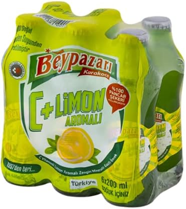 Beypazarı C+ Limon Aromalı Maden Suyu (6x200ml)