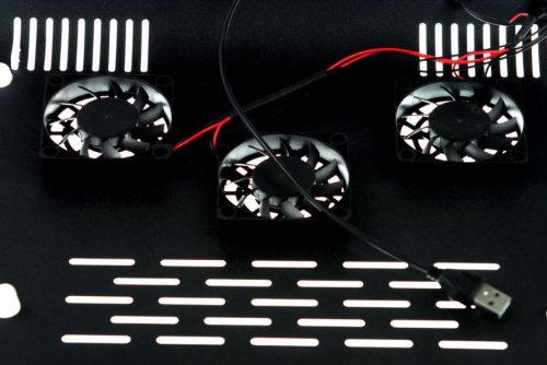 Kühler für Notebook 15″ 15,4″ und 17 Zoll mit 3x 60mm Lüfter - 3