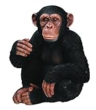 Vivid Arts XRL-CHM3-D Sitting Chimpanzee Resin Ornament (Garden &amp; Outdoors)