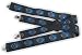 Produktbild Original Hosenträger für Motorrad/Motorbike, Feuriger Schädel Muster, hochwertiges elastisches Material, breit extra starken 5 cm, 4 extra starker Clips, X Form, Hergestellt in EU