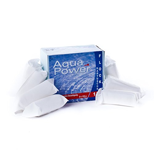 Flockungs-Kartuschen Dauerflock für Pool 8x125g = 1 kg