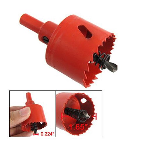 Sonline Aluminium-Legierung Eisen Cutter 42mm Durchmesser Lochsaege Werkzeug