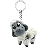 Sevimli Koyun Shaun Sheep Anahtarlık, &Ccedil;anta Charmı, Okul &Ccedil;antası S&uuml;s&uuml; ve Oyuncak | Puffy