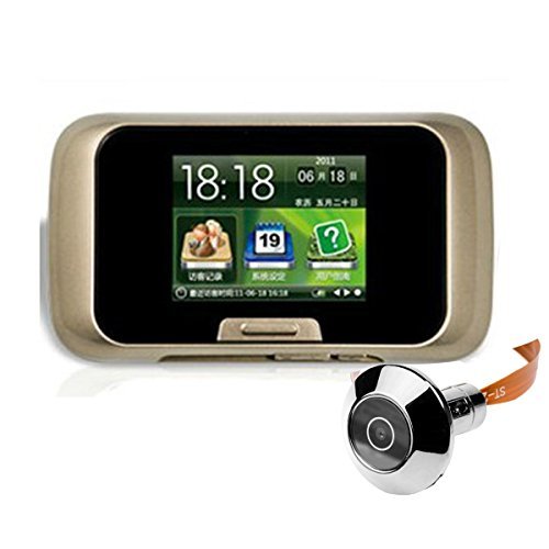 eme ETS EMEBAY - 2.8" numérique Viewer Porte Porte Caméra de Sécurité, 2.8" Judas numérique avec Écran LCD à Placer sur Une Porte