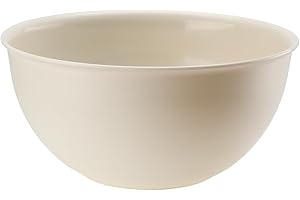 GALICJA MOLLY Bol mélangeur en plastique - Grand bol de cuisson durable - Robuste et fonctionnel - Bol à levure - Bol à pâte à levure - 3000 ml - 23,5 x 23,5 x 11 cm