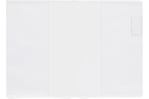 DESIGNPHIL Midori 49358006 MD - Copertina trasparente, Formato A6, 155 x 230 mm