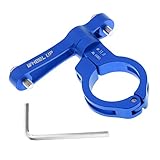 MagiDeal Supporto Porta Gabbia Portapacchi Morsetto Manubrio Montatura Accessorio Per Bici Metallo - Blu