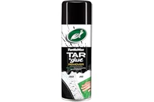Turtle Wax Tar & Glue Remover 400ml 54046 - High-Performance Formula for Easy Removal of Road Tar & Sticky Glue - Non Drip Formula -Safe To Use on Paintwork, Alloy Wheels and Glass