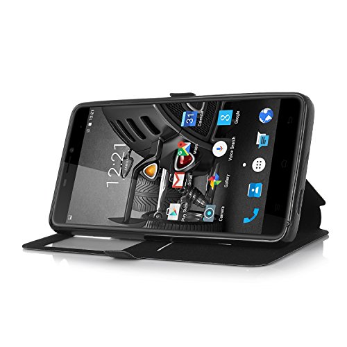 ELTD CUBOT Cheetah 2 flip Cover  View flip carcasa case para CUBOT Cheetah 2  Negro