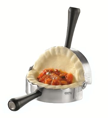 GEFU GE28490 Ravenna Moule à Raviolis Articulé Rond Acier Inoxydable Inox 11,5 x 5,5 x 12,7 cm