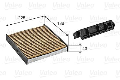 Valeo 701030 Filtre charbon actif et polyphénol