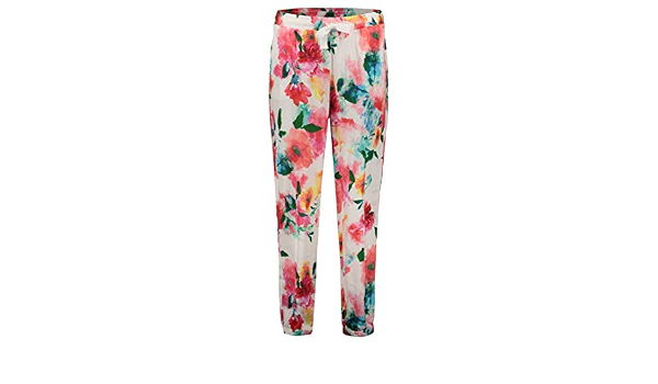 DEHA - Pantaloni da donna beige (120) S : Abbigliamento