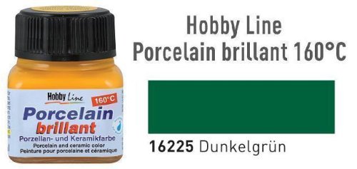 Hobby Line Porzellanmalfarbe, 20ml, Dunkelgrün