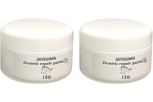 BANGNA Pasta de reparación de cerámica B, Kit de reparación de Ducha de Azulejos de bañera, reparación de Grietas de bañera Blanca, Fibra de Vidrio acrílica de Porcelana