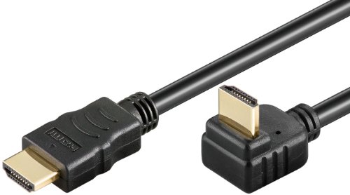 3er Set WireThinX HDMI High Speed Kabel 1x A-Stecker 270° gewinkelt mit Ethernet 1 m
