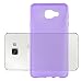 Produktbild Samsung Galaxy A7 2016 Silikonhülle in DURCHSICHTIG LILA von Cadorabo - Ultra Dünn Slim Design TPU Schutzhülle – Handyhülle Bumper Back Case Cover in TRANSPARENT LILA