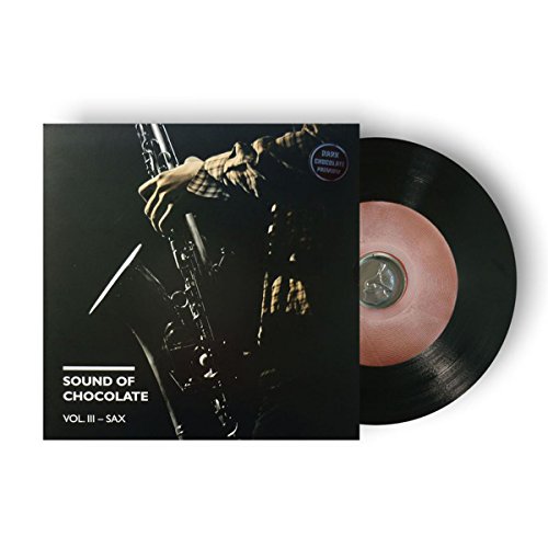 Preisvergleich Produktbild Schokoladen Schallplatte Vol III - Saxophon 80g Zartbitter