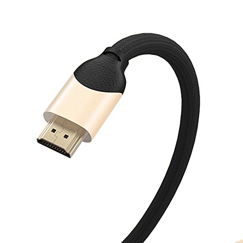 [Premium Zertifiziert] 4K HDMI Kabel 1.5 Meter / HDMI 2.0b, 21 Gbps Ultra HD bei vollen 60Hz (Keine Ruckler), HDR, 3D - 2