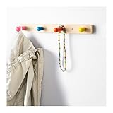 IKEA Kinder Garderobe FLISAT Holz mit 4 Haken - 2