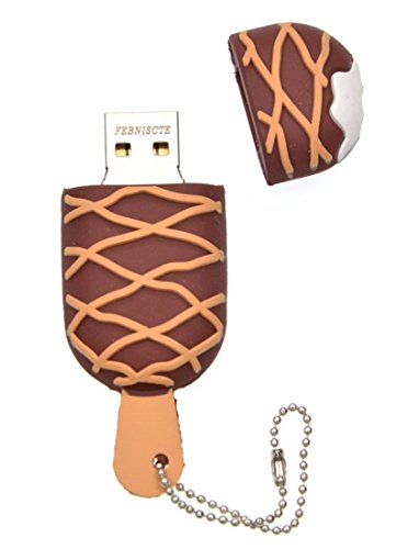 FEBNISCTE Chocolate Hielo 32GB USB 2.0 Almacenamiento Externo Pendrive