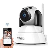 FREDI Wireless Pet Camera,Wifi Dog Camera 720p with Audio,Security Baby Monitor Camera with IR Night Vision,Nanny Ip Camera with Two-way Talking Motion Detection Pan Tilt (Yoosee APP)