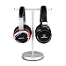 Produktbild Headphone Stand, POWERILLEX Aluminum Universal Headphone Holder, Suitable for Sennheiser, Sony, Audio-Technica, Bose, Shure, AKG, Panasonic Headphones and More (Silber- for 2 Headphone)
