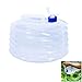 Produktbild Faltbarer Wasserkanister, TOODA Wassertank mit Hahn BPA frei, PE-Kunststoff 10L 15L Lebensmittelecht Ungiftig & Geschmacklos Für Outdoor Camping Water Carrier Für für Campingausrüstung Wandern Sport