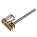 Produktbild bqlzr DC12 V Flip Typ Micro Speed Reduzierung Gear Motor mit Metall Getriebe Rad & M4 x 55 mm Schaft 880 g. cm Drehmoment für DIY Robot Model Toys RC Cars mechanische Arme