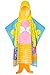 Produktbild Lora Dora Jungen Mädchen Kapuzen Poncho Sommer Strand schwimmen Handtuch, Gelb, 9427#02600MER#ONESIZE