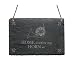 Produktbild Schiefertafel « HOME IS WHERE MY HORN IS » Schild mit Jagdhorn - ca. 22x16 cm - Dekoschild Musik Waldhorn Posthorn