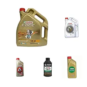 EDGE 5W40 5.5ltrs,Gear oil 90 3ltrs,Brake fluid dot 4 250ml, Heavyduty coolant 3ltrs,ATF power steering oil 1ltr full mega COMBO1