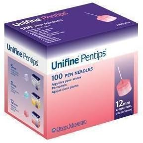 UNIFINE PENTIPS 100 PEN NEEDLES 12MM X 29G - 100
