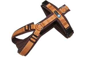 anny-x Brustgeschirr Fun braun Bernstein - Gr. M