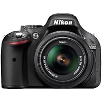 Nikon D5200 24.1MP Digital SLR Camera (Black) with AF-S 18-55mm VRII Lens and AF-S DX VR Zoom-NIKKOR 55-200mm f/4-5.6G IF-ED Twin Lens with Memory Card, Camera Bag