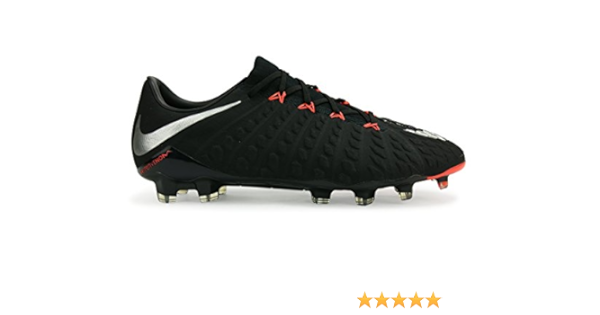 nike hypervenom black and silver