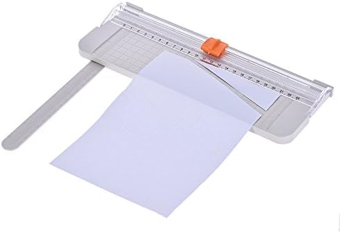 Multipurpose Portable Mini Scrapbooking Paper Trimmer Cutters Guillotine with Pull-out Ruler for Photo Labels Paper Cutting