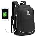 Produktbild Myhozee Laptop Rucksack Herren Business Rucksäcke 17 Zoll Schulrucksack mit USB Ladeanschluss,wasserdicht Reiserucksack Jugendliche Backpack Rucksack Daypack für Schule Arbeit Reise-Schwarz