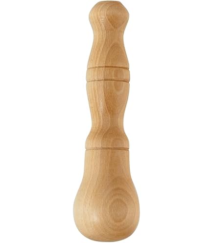 Pestello In Legno Di Faggio - L. 180 Mm, Base Piatta, Per Pestati E Cucina - Foto 3