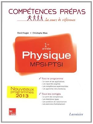 Physique MPSI-PTSI 1re année