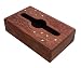 Artesia Handcraft Big Size Wooden Napkin Box With Brass Art Work, Unique Napkin Holder For Table Or Car RS.915.00