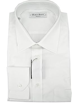 Camicia Sartoriale Uomo Bianco Tintaunita collo Francese