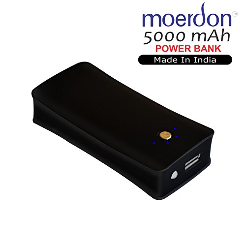 MOERDON MDPBCI-24 5000mAh Power Bank Charger -Black RS.699 (61.00% Off) - Amazon