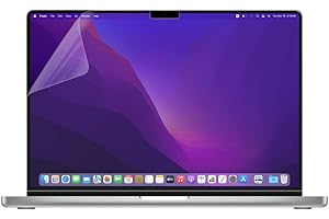 ProElife Protection d'écran anti-reflet et anti-lumière bleue pour MacBook Pro 14" avec puce M1 Pro/M1 Max et accessoires Touch ID Protection des yeux bloquant la lumière bleue