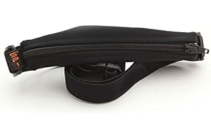 Spibelt Unisex Original Spibelt Basic Black with Black Zipper Running Bag, Black, S-XL EU