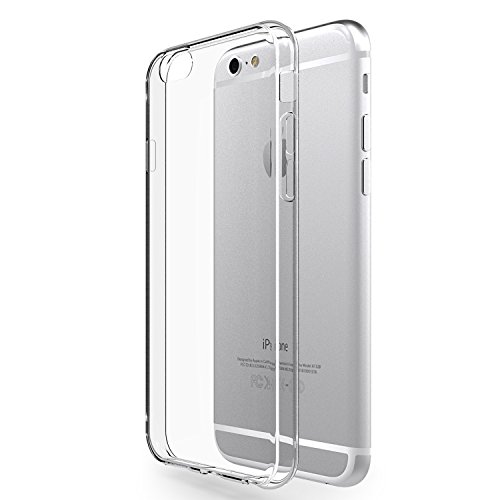 Funda iPhone 6   6s Azorm Prism Crystal - Funda de Silicona de gel TPU Transparente  Ultra delgada  Resistente a los ara  azos en su parte trasera  Amortigua los golpes  SE INCLUYE UN PROTECTOR DE PANTALLA Y UNA BAYETA LIMPIADORA  funda protectora anti-golpes para iPhone 6  iPhone 6s