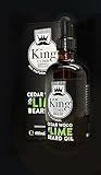 Beard oil by The King Comb Premium Beard Conditioning Oil for Beard Growth & Beard Care, Made in England, XL 100ml - EXTENDED SALE!! Movember!